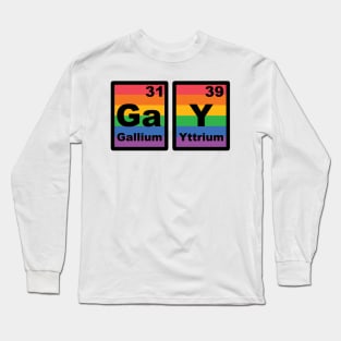 The gay periodic table Long Sleeve T-Shirt